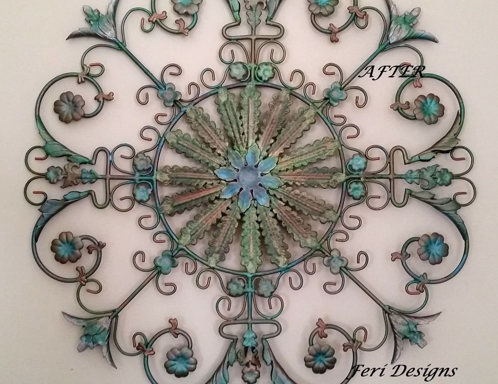 How to Repaint Metal Wall Art