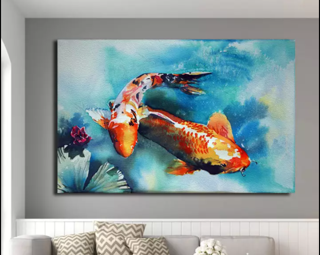 Best Feng Shui Placement For a Koi Fish Painting