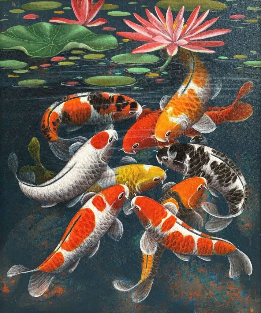 Best Feng Shui Placement For a Koi Fish Painting