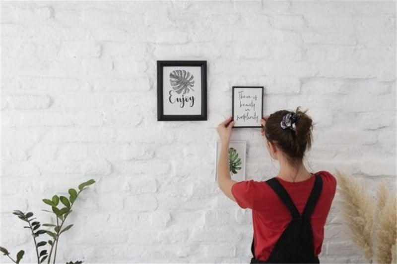 How To Hang Art On Concrete Wall